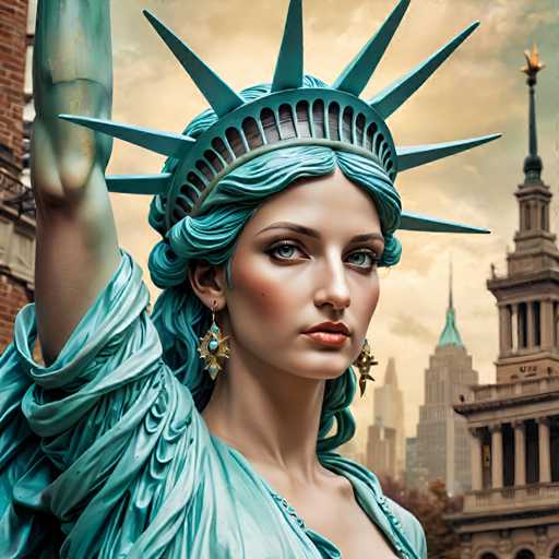 dreamscape Design a portrait of Lady Liberty as a human woman, full of character and charm. . surreal, ethereal, dreamy, mysterious, fantasy, highly detailed-realistic, concrete, ordinary, mundaneSteps: 8, Sampler: DPM++ SDE Karras, Guidance Scale: 1.8, Seed: 822849198, Size: 1024x1024, Model: wildcardxxllightning_wildcardxxl_f16.ckpt, Strength: 1.0, Seed Mode: Scale Alike, Upscaler: realesrgan_x2plus_f16.ckpt, Target Size: 1024x1024, Crop: (0, 0), Original Size: 1024x1024, Negative Original Size: 512x512, Aesthetic Score: 6.0, Negative Aesthetic Score: 2.5, Zero Negative Prompt: false