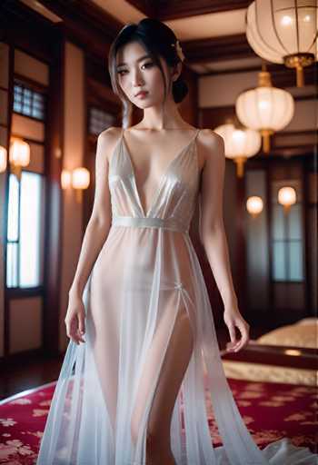 cinematic photo a glamorous 18 years japanese girl wearing a transparent silk dress in a palace bedroom . 35mm photograph, film, bokeh, professional, 4k, highly detailed-drawing, painting, crayon, sketch, graphite, impressionist, noisy, blurry, soft, deformed, uglySteps: 32, Sampler: DPM++ 2M Karras, Guidance Scale: 7.5, Seed: 3407068191, Size: 832x1216, Model: zavychromaxl_v21_f16.ckpt, Strength: 1.0, Seed Mode: Scale Alike, Upscaler: realesrgan_x2plus_f16.ckpt, Target Size: 832x1216, Crop: (0, 0), Original Size: 832x1216, Negative Original Size: 512x576, Aesthetic Score: 6.0, Negative Aesthetic Score: 2.0, Zero Negative Prompt: false