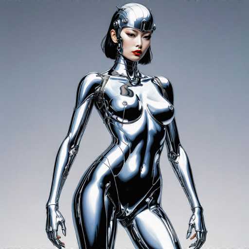 Artwork in the style of (Hajime Sorayama:1.5) a sexy robot woman. Her body is entirely made of black metal-HeadphoneSteps: 8, Sampler: DPM++ SDE Karras, Guidance Scale: 2.5, Seed: 3202619741, Size: 1280x1280, Model: dreamshaperxl_turbo_f16.ckpt, Strength: 1.0, Seed Mode: Scale Alike, Hires Fix: true, First Stage Size: 768x768, Second Stage Strength: 0.7, Target Size: 1280x1280, Crop: (0, 0), Original Size: 1280x1280, Negative Original Size: 640x640, Aesthetic Score: 6,0, Negative Aesthetic Score: 2,5, Zero Negative Prompt: false