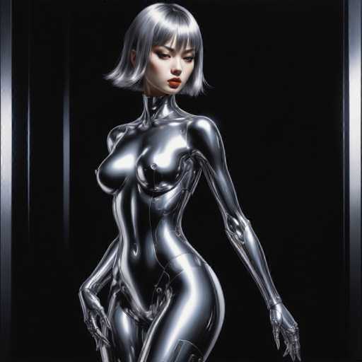 Artwork in the style of (Hajime Sorayama:1.5) a sexy robot woman. Her body is entirely made of black metal-HeadphoneSteps: 8, Sampler: DPM++ SDE Karras, Guidance Scale: 2.5, Seed: 3031901019, Size: 1280x1280, Model: hephaistosnextgen_dpo_v10_f16.ckpt, Strength: 1.0, Seed Mode: Scale Alike, Hires Fix: true, First Stage Size: 768x768, Second Stage Strength: 0.7, Target Size: 1280x1280, Crop: (0, 0), Original Size: 1280x1280, Negative Original Size: 640x640, Aesthetic Score: 6,0, Negative Aesthetic Score: 2,5, Zero Negative Prompt: false