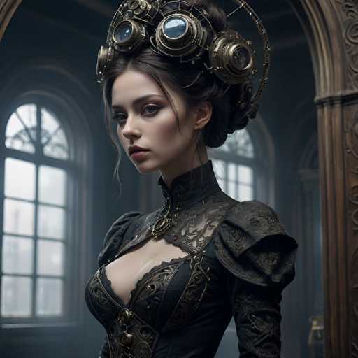 Steampunk girl portraits